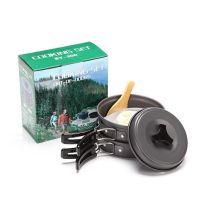 CAM หม้อสนาม ชุด  หม้ออเนกประสงค์ หม้อตั้งแคมป์   ปิคนิคแบบพกพา 8-in-1 Mini Outdoor Cooking Picnic Tool SY-200 หม้อแคมป์ปิ้ง