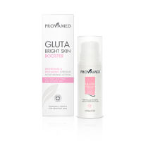 Provamed Gluta Bright Skin Booster โปรวาเมด กลูต้า ไบร์ท สกินบูสเตอร์ กลูต้าสำหรับทาผิว บำรุงผิวกาย 200ml.