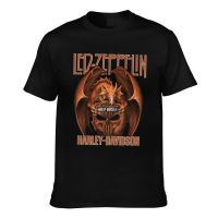 Top Quality Led-Zeppelin Team Motorcycle Creative Printed Cool Tshirt