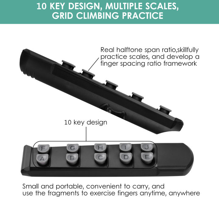 10-key-กีตาร์นิ้วเทรนเนอร์นิ้วมือความแข็งแรงเสริมสร้างความชำนาญการฝึกอบรมการออกกำลังกายเทรนเนอร์ความตึงเครียดนิ้วอุปกรณ์การฝึกอบรมนิ้วกดท่าเครื่องมือการแก้ไขสำหรับการเริ่มต้นกีตาร์