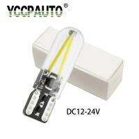 【CW】YCCPAUTO 1Pcs W5W T10 LED Bulb Car Dome Reading Light Glass Filament Auto Side Marker Lamp 12-24V White Red Yellow Blue