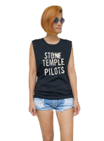 Stone Temple Pilots เสื้อแขนกุด เสื้อกล้าม เสื้อวง คอกลม สกรีนลาย ผู้หญิง ย้อนยุค เสื้อยืดลําลอง พิมพ์ลายวง ร็อคเมทัล สไตล์วินเท สื้อยืด