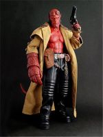 โมเดลตุ๊กตาขยับแขนขาได้ PVC สำหรับทหารรุ่น Hellboy Devil 1/6