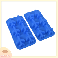 ? LECHU? 1pcs ซิลิโคน3D เครื่องบิน-shaped ICE Ball Mold Maker เค้กช็อกโกแลต decoratiion