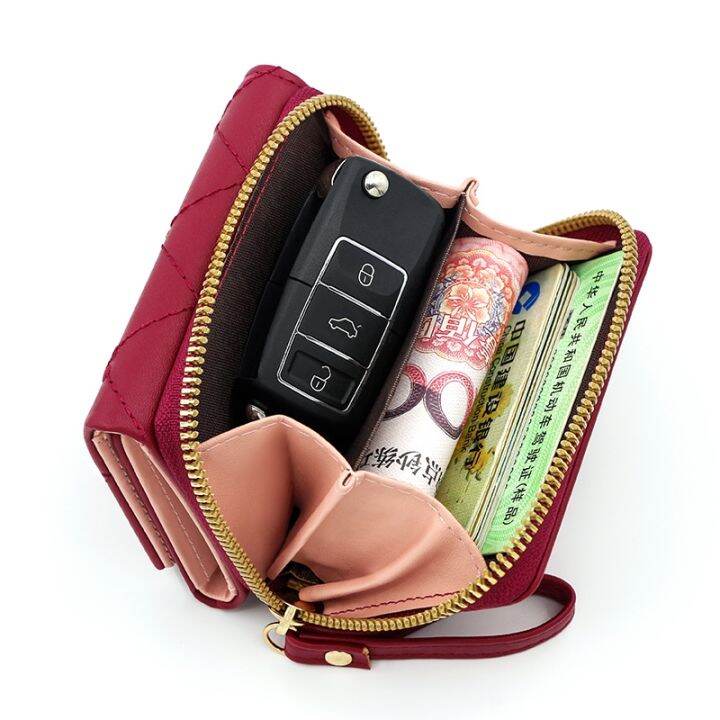 love-embroidered-wallet-womens-short-zero-wallet-womens-triple-fold-bag-multi-card-large-capacity-versatile-fashion-wallet