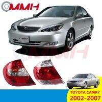 For Toyota Camry ACV30 (2002-2007) เสื้อ​ไฟท้าย ไฟท้าย​แต่ง ไฟท้ายไฟเบรค​ ไฟเลี้ยว Taillamp Taillight ไฟท้าย​ พร้อมทับทิม ไฟท้ายกันชนหลังสําหรับ​ ทับทิมในฝาท้ายไฟท้าย ไฟเบรก ไฟสัญญาณเตือน