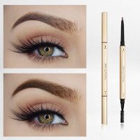 Artist Sketch Double Head Eyebrow Pencil Super Fine Natural Long Lasting Waterproof Professional Brow Pen Eye Makeup