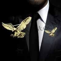 【hot sale】 ◇❍⊙ B36 UVLN Fashion Men Vintage Eagle Pin Brooches Decoration Corsage Badge Jewelry Gifts new