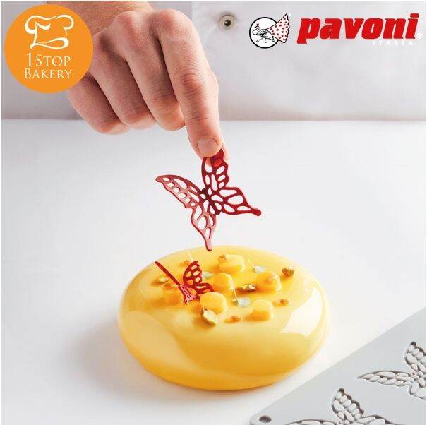 pavoni-gg050s-silicone-mould-gourmand-line-butterflies-พิมพ์ซิลิโคนลายผีเสื้อ