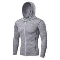 Men Brand Hoodies Gym Sport Running Training Fitness Bodybuilding Sweatshirt Outdoor Sportswear Male Hooded Jacket Outerwear MMA