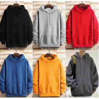 ใหม่เสื้อแขนยาวHoodies เนื้อผ้าหนาดีใส่สบาย  เสื้อกันหนาวมีฮู้ด เสื้อกันหนาวมีฮู้ด เสื้อแขนยาวมีฮู้ดสีล้วน ผ้าสำลี ผ้าหนาดีใส่สบาย hd-1