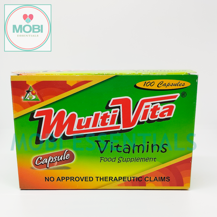MULTIVITA Multivitamins BOX of 100 Capsules Lazada PH