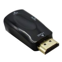 HDMI-Kompatibel dengan Adaptor VGA HD 1080P Konverter Kabel Audio untuk PC Laptop TV Box Proyektor Tampilan Komputer dengan Kabel