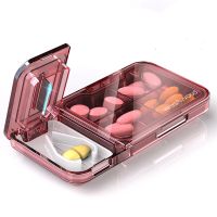 1Pcs Tablet Cutter Splitter Medicine Pill Holder Pill Cutter Case Pills Box Tablet Holder Storage Case Medicine Drug Container Medicine  First Aid Sto