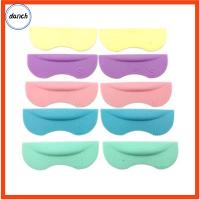 DANCH 5Pairs สำหรับผู้หญิง เครื่องสำอางสำหรับแต่งหน้า ที่ป้องกันขนตา เครื่องมือเสริมความงาม แผ่นดัดขนตา เครื่องมือ applicator เครื่องดัดขนตา3D