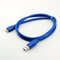 1pcs 3ft/1m USB 3.0 A Male to Micro USB B Male Male Data Sync Transfer Charger Cable For External Hard Drive Disk HDD Blue