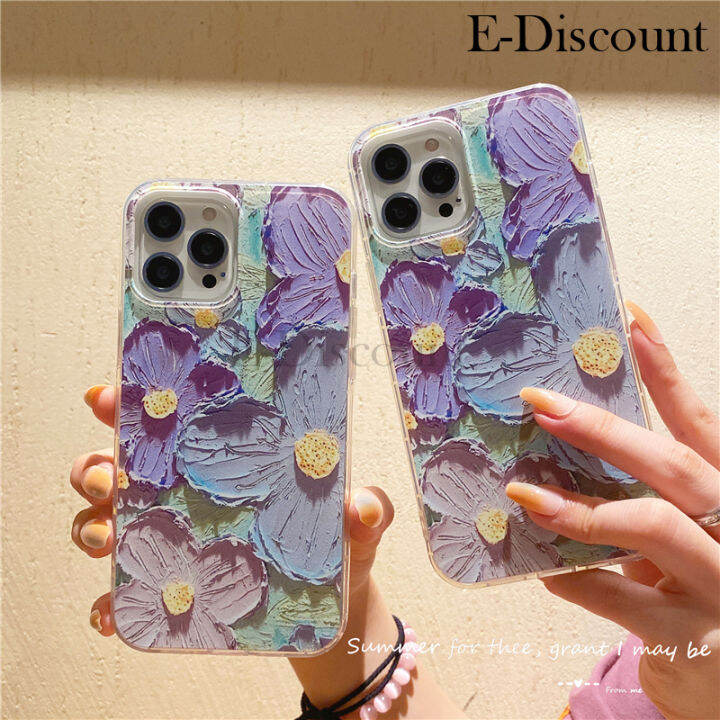 เคสสำหรับ-apple-iphone-15-pro-max-15-plus-โทรศัพท์ใหม่-จิตรกรรมภาพการ์ตูนซิลิโคนแบบนุ่มดอกไม้แฟชั่นกันกระแทกสำหรับ-iphone-15-plus-15-pro-max