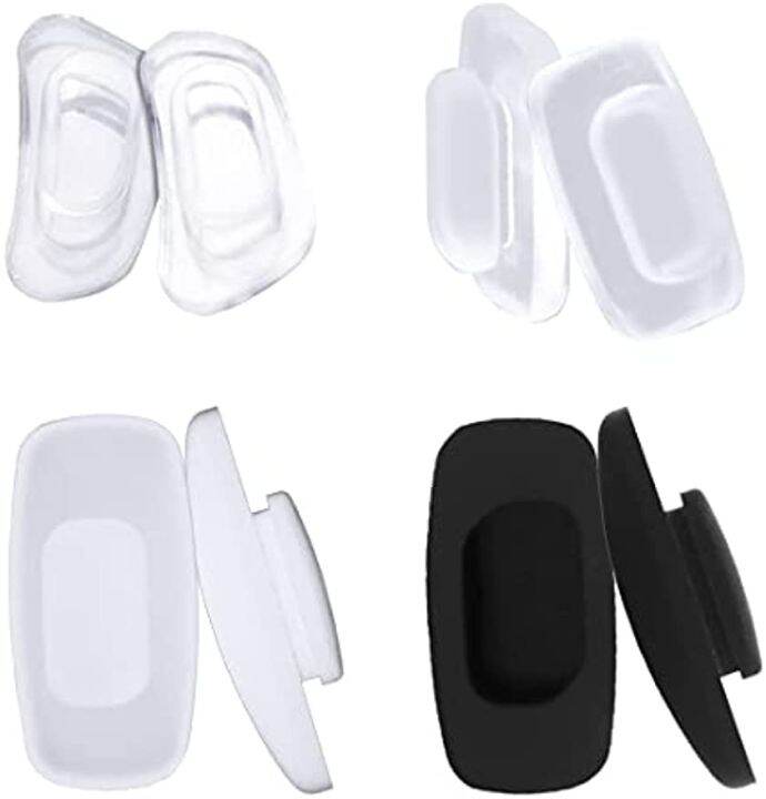 HXHTenD Replacement Clear Nose Pads for Costa Flagler Sunglasses, Push