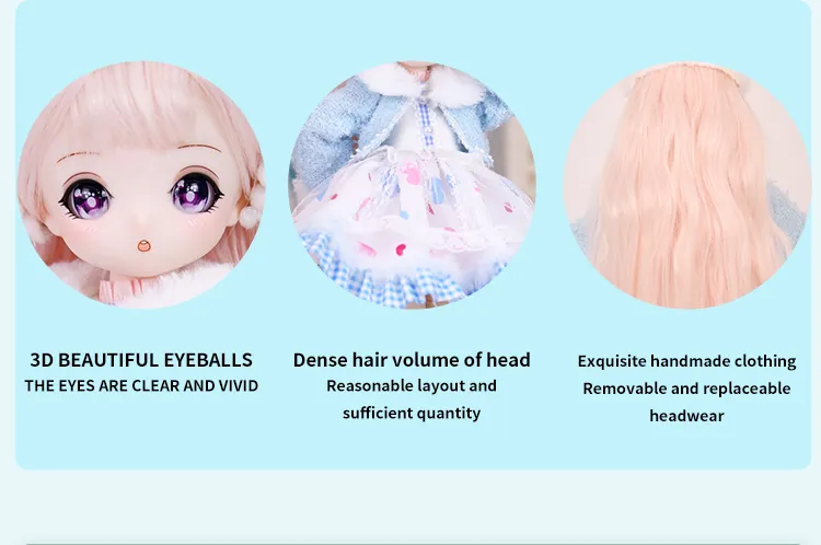 DOLLS DREAMFAIRY1ST GERAÇÃO14 BJD Anime Style Doll De 16 Polegadas Doll  Junto De Bola Conjunto Completo Inclui Roupas De Roupas Kawaii Para Meninas  MSD 230427 De $412,79