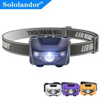 【lz】✸¤♀  SOLOLANDOR-impermeável Q5 LED farol luzes vermelhas de flash super brilhante farol cabeça lâmpada AAA tocha lanterna com headband 4 modos