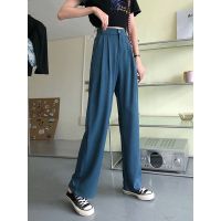 Triple A High waist suit pants 4 colors solid color sports pants casual wide legs pants