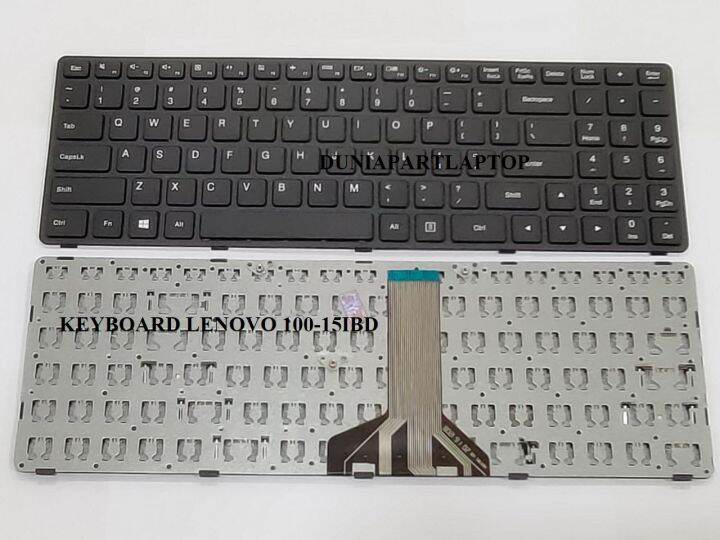 Keyboard Laptop Lenovo Ideapad 100 15 100 15ib 100 15ibd Lazada Indonesia 7938