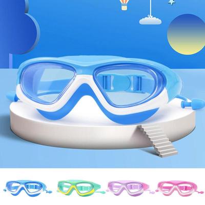 Kids Swim Goggles With Earplugs Comfortable Swimming Goggles With Anti-fog Waterproof Anti-UV For Kids And Youth Aged 6-14 Accessories Accessories