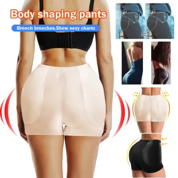 Women Ladies Silicone Padded Butt Hip Panties Bum Enhancing