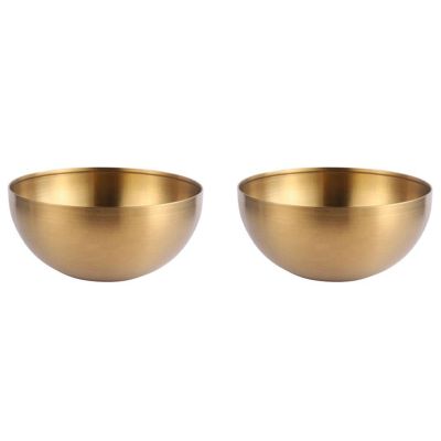 Large Capacity Stainless Steel Salad Bowls Korean Soup Rice Noodle Ramen Bowl Kitchen Food Container
