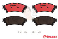 P83 152C ผ้าเบรก R (แท้ BREMBO รุ่น Ceramic) LEXUS อาร์เอ๊กซ์ RX270 350 450 ปี2008-2015