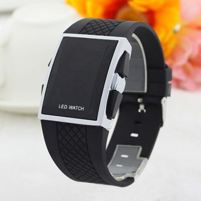 Supperbig Casual Uni Square Case LED Digital Display Sports Wrist Watch Gift