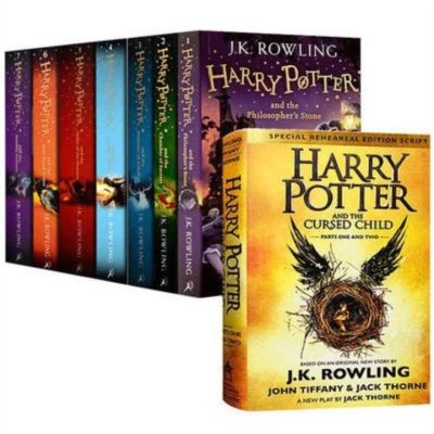 หนังสือ 8 เล่ม / ชุดสะสม Harry Potter หนังสือนวนิยายต่างประเทศหนังสือนิทานภาษาอังกฤษสำหรับเด็กหนังสืออ่านภาษาอังกฤษสำหรั