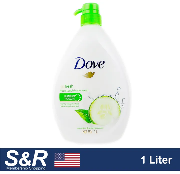 Dove Go Fresh Cucumber And Green Tea Body Wash 1l Lazada Ph 8182