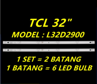 ใหม่2ชิ้น/เซ็ต L32D2900 32D900 0 TCL D32A810 L32F3301B TCL 32 "ไฟเรืองแสงทีวี LED 32D2900