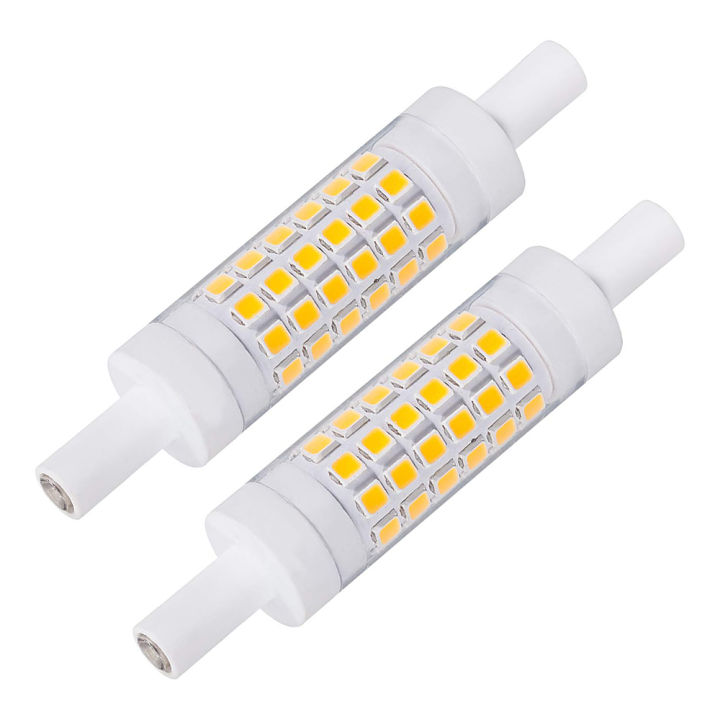 2023-hot-gaqiugua6-หลอดไฟ-led-หรี่แสงได้-r7s-หลอดไฟ-led-6w-10w-450-lumens-1000-lumens-360องศา-ac-230v-เทียบเท่าหลอดฮาโลเจนโปรเจกเตอร์หลอดไฟ