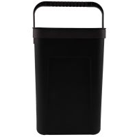 Waste Bin Office Kitchen Bathroom Dustbin with Save Space For Home Wall Mounted Trash Can Dual-Use Storage Box