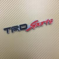 โลโก้ * TRD sports ติดรถ Toyota งานโลหะ ขนาด* 2.3 x 13.5 cm ราคาต่อชิ้น