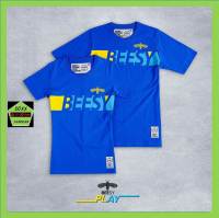 Beesy เสื้อคอกลม ชาย หญิง   รุ่น Play สีฟ้า