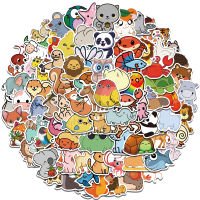 【cw】100 Cartoon Small Animal Graffiti Stickers Can Be Decorated Notebook Diy Waterproof Stickers Cross-Border Wholesale ！