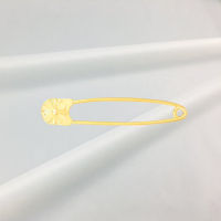 Handmade Gold Jewelry Finish 925 Sterling Silver Safety Pin Brooch Multifunctional Bracelet Skirt Chain Cartilage Ring Brooch