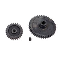 For 144001 Racing Car Metal Motor Gear and Deceleration Gear 49T 27T,Upgrade Spare Parts