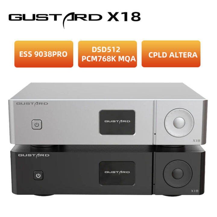 Gustard DACX18 Decoder MQA ES9038 PRO Bluetooth 5.0 XU216 Processor
