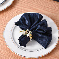 12PCSmetal alloy diamond-studded bird napkin ring table top decoration for wedding banquet ho family gathering