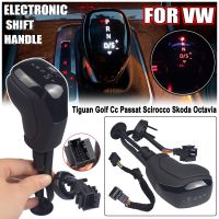 LED Electronic Shifter Boot Gear Shift Knob Handle For VW Tiguan MK2 DSG Golf MK6 MK7 Touareg Cc Passat B7 B8 Scirocco