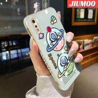 เคส JIUMOO สำหรับ Realme 3 Pro 3i X Lite เคสโทรศัพท์บางอวกาศนักบินอวกาศลายการ์ตูนเคสซิลิโคนนิ่มดั้งเดิมคลุมทั้งหมดเคสป้องกันทนแรงกระแทกกล้อง