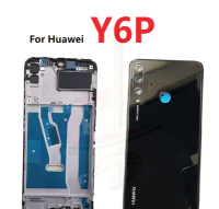 ฝาหลังปลอกหุ้มสำหรับ Huawei Y6P กรอบกลาง2020เฟรมด้านหน้า