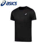 ASICS Arthur เสื้อยืดแขนสั้นสำหรับผู้ชาย,เสื้อกีฬาคอกลมระบายอากาศได้ดีใหม่สำหรับฤดูหนาว