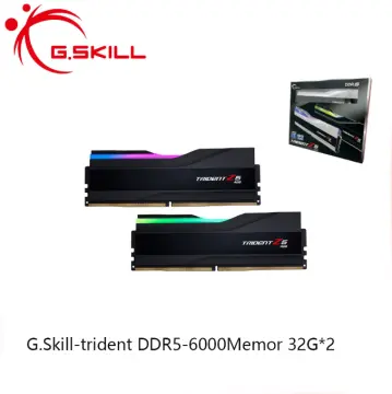G.skill Trident Z 5 RGB 64GB 2x32GB DDR5 6000Mhz RAM Memory Black