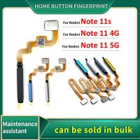 ปุ่มโฮมดั้งเดิมลายนิ้วมือ Touch ID Sensor Flex Cable Ribbon สําหรับ Redmi Note 11S Note11s Note 11 4G 5G อะไหล่