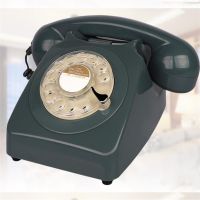 7 Retro Rotary Dial Home Phones, Old Fashioned Classic Corded Telephone Vintage Landline Phone For Home And Office